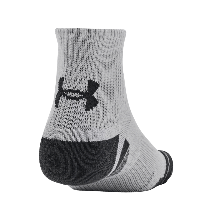 CHAUSSETTE UNDER ARMOUR - GRIS/WHITE/BLACK - Golf Passion