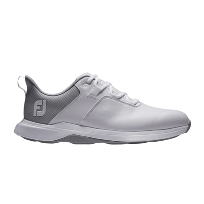 CHAUSSURE AVEC CRAMPON FOOTJOY - PRO LITE WHITE GREY - Golf Passion