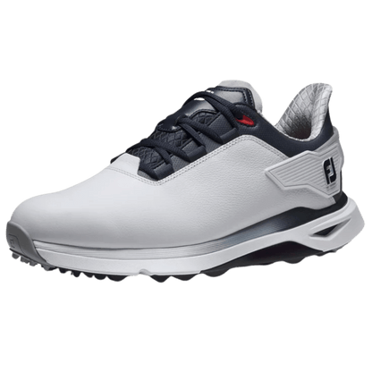 CHAUSSURE AVEC CRAMPON FOOTJOY - PRO SLX WHITE/NAVY/RED - Golf Passion