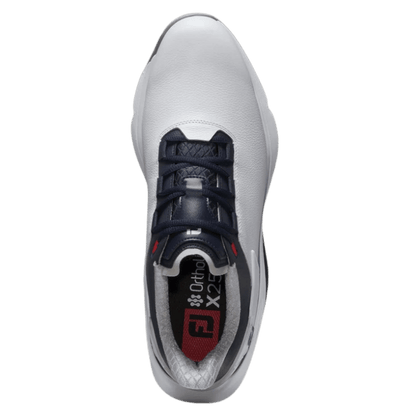 CHAUSSURE AVEC CRAMPON FOOTJOY - PRO SLX WHITE/NAVY/RED - Golf Passion