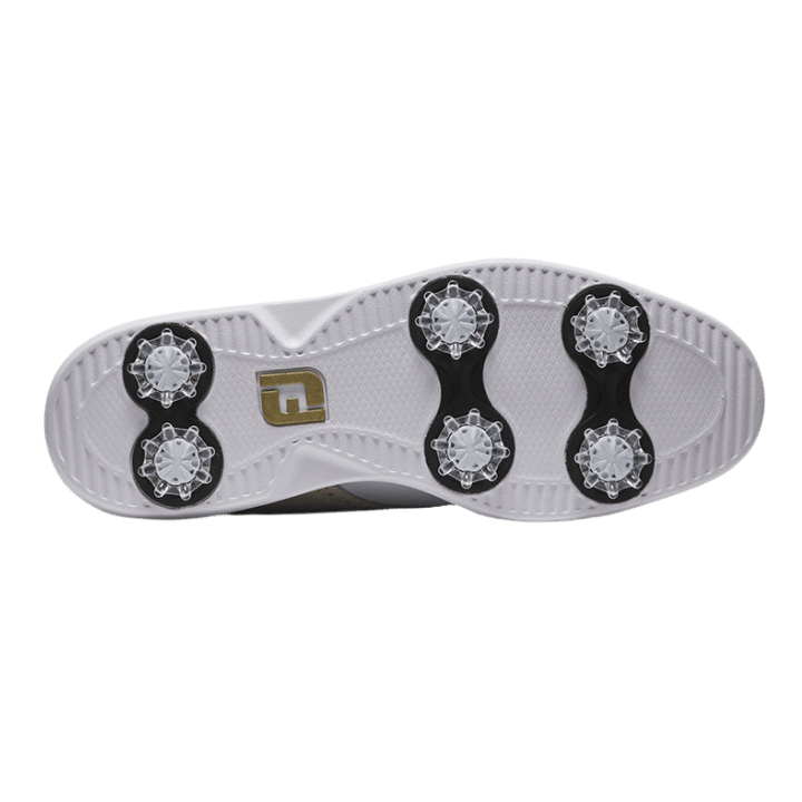 CHAUSSURE AVEC CRAMPON FOOTJOY - TRADITIONS WHITE TAN BLACK - Golf Passion