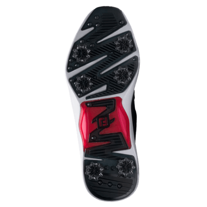CHAUSSURE AVEC CRAMPON - HYPERFLEX BLACK/WHITE/RED - Golf Passion