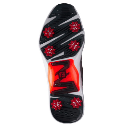 CHAUSSURE AVEC CRAMPON - HYPERFLEX WHITE/BLACK/RED - Golf Passion