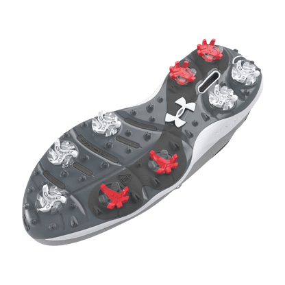 CHAUSSURE AVEC CRAMPONS UNDER ARMOUR - DRIVO PRO HOVR GRIS - Under Armour - Golf Passion