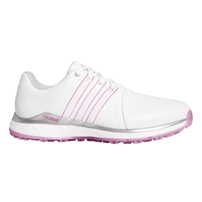 CHAUSSURE SANS CRAMPON ADIDAS - TOUR360 XT - SL BLANC/ARGENT/ROSE - Golf Passion