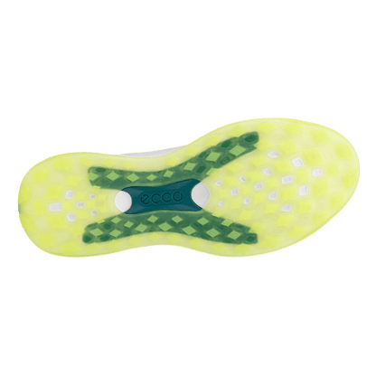CHAUSSURE SANS CRAMPON ECCO - GOLF LT1 BLANC VERT - Ecco - Golf Passion