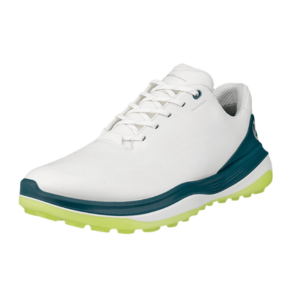 CHAUSSURE SANS CRAMPON ECCO - GOLF LT1 BLANC VERT - Ecco - Golf Passion