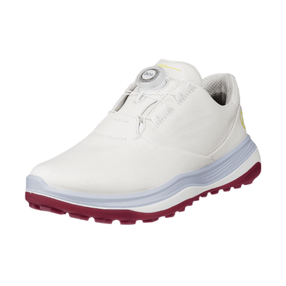 CHAUSSURE SANS CRAMPON ECCO - GOLF LT1 BOA BLANC ROUGE - Ecco - Golf Passion