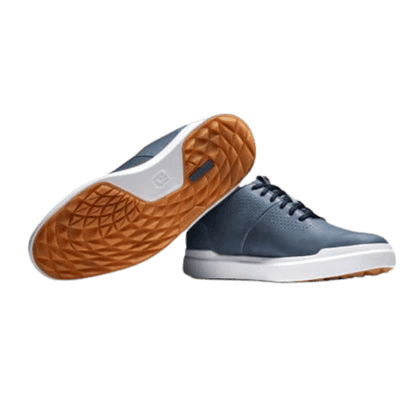 CHAUSSURE SANS CRAMPON FOOTJOY - CONTOUR CASUAL NAVY WHITE TAN - Golf Passion