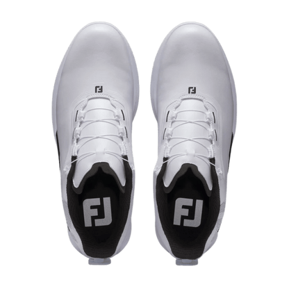 CHAUSSURE SANS CRAMPON FOOTJOY - FUEL WHITE GREY BOA - Golf Passion