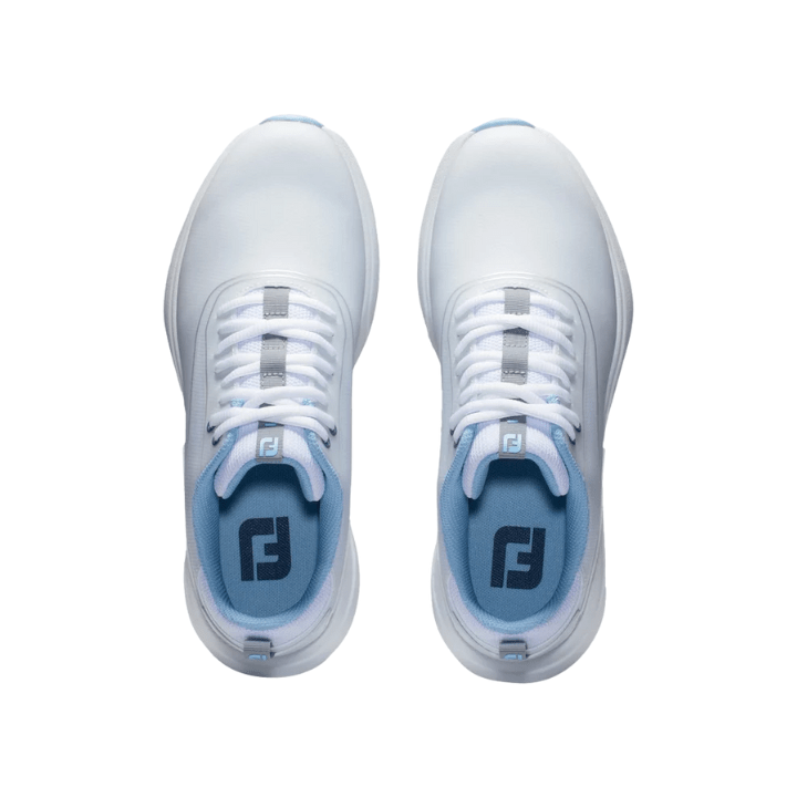 CHAUSSURE SANS CRAMPON FOOTJOY - PERFORMA WHITE GREY BLUE - Golf Passion