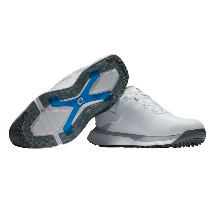 CHAUSSURE SANS CRAMPON FOOTJOY - PRO SLX BOA WHITE WHITE GREY - Golf Passion
