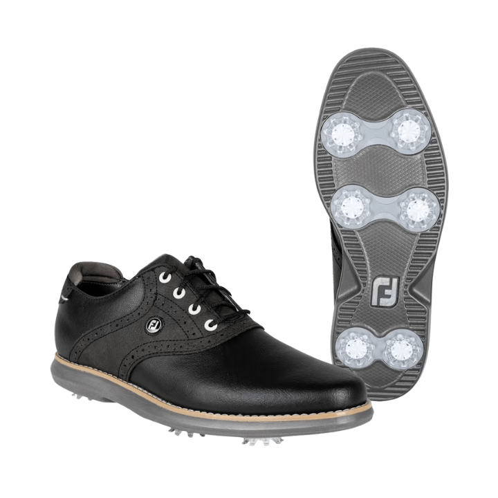 CHAUSSURE SANS CRAMPON FOOTJOY - TRADITIONS BLACK - Golf Passion