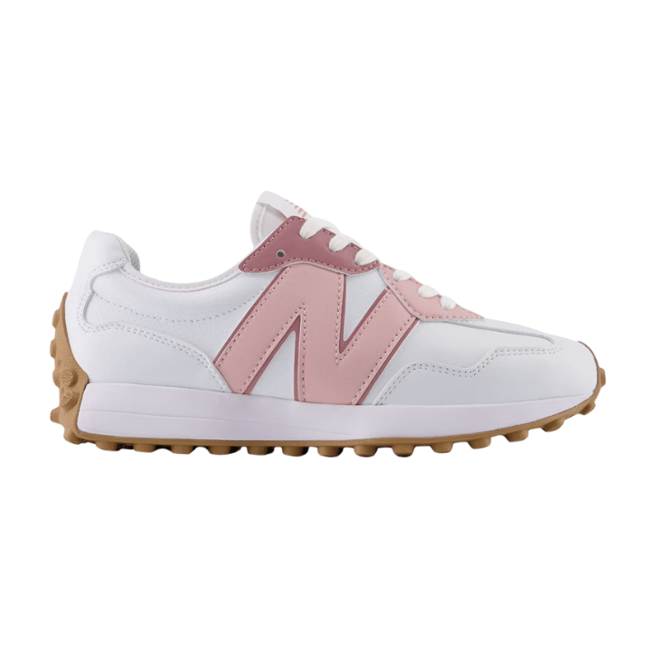 CHAUSSURE SANS CRAMPON NEW BALANCE - 327G WHITE PINK - Golf Passion