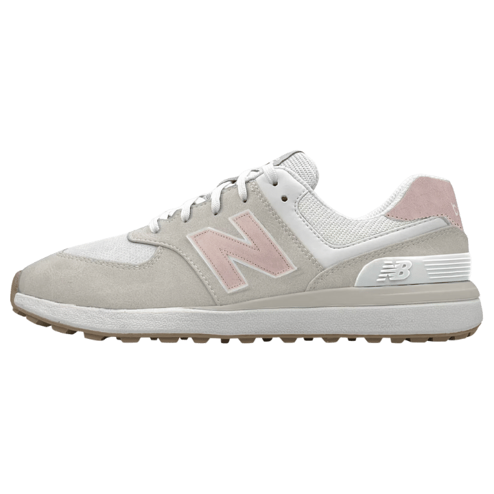 CHAUSSURE SANS CRAMPON NEW BALANCE - 574 GREENS V2 PINK SAND - Golf Passion