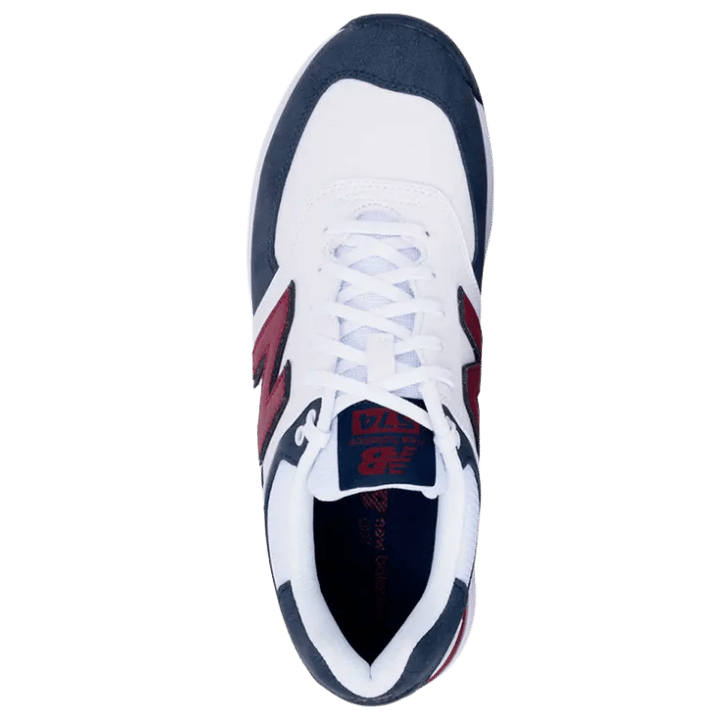 CHAUSSURE SANS CRAMPON NEW BALANCE - 574G NAVY WHITE RED - Golf Passion
