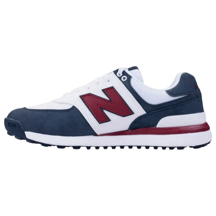 CHAUSSURE SANS CRAMPON NEW BALANCE - 574G NAVY WHITE RED - Golf Passion