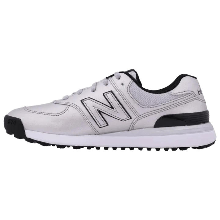 CHAUSSURE SANS CRAMPON NEW BALANCE - 574G SILVER - Golf Passion