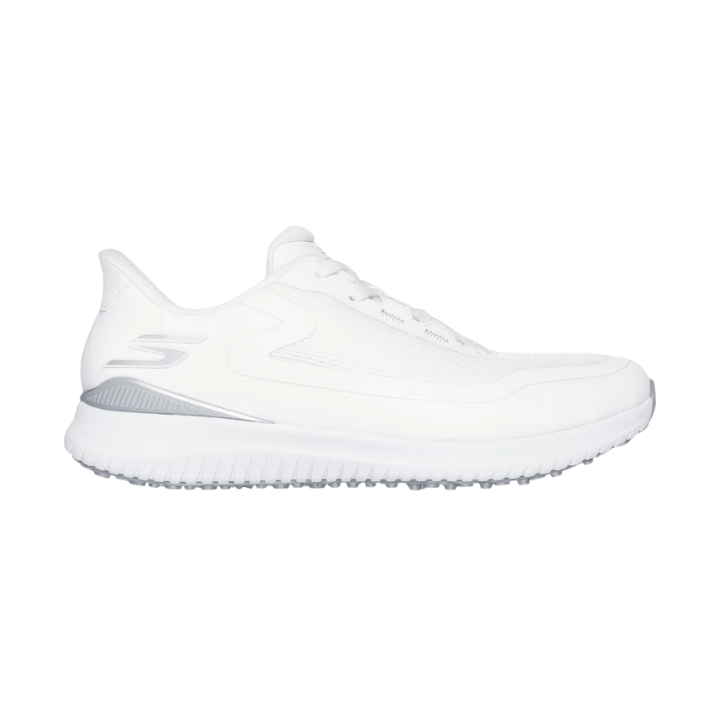 CHAUSSURE SANS CRAMPON SKECHERS - GO GOLF FLIGHT WHITE SILVER - Golf Passion
