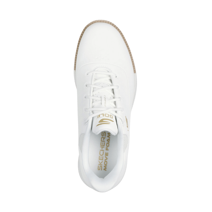 CHAUSSURE SANS CRAMPON SKECHERS - GO GOLF JASMINE 2 WHITE GOLD - Golf Passion