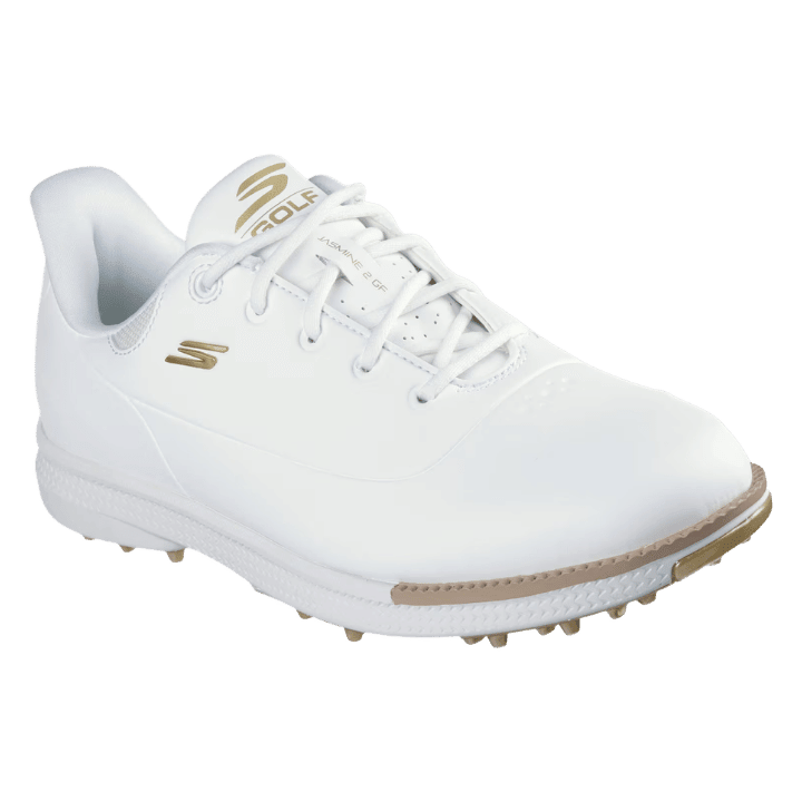 CHAUSSURE SANS CRAMPON SKECHERS - GO GOLF JASMINE 2 WHITE GOLD - Skechers - Golf Passion