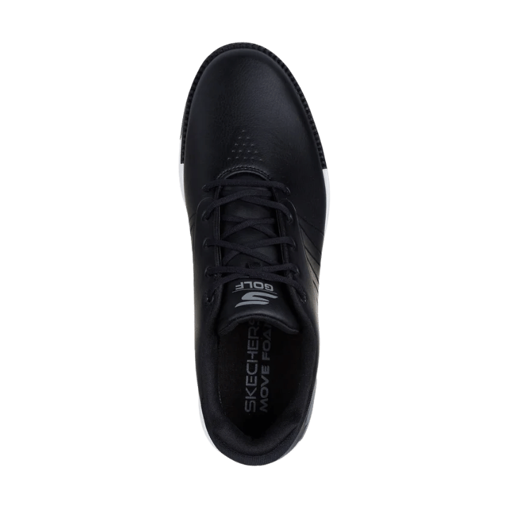 CHAUSSURE SANS CRAMPON SKECHERS - GO GOLF TEMPO BLACK WHITE - Golf Passion