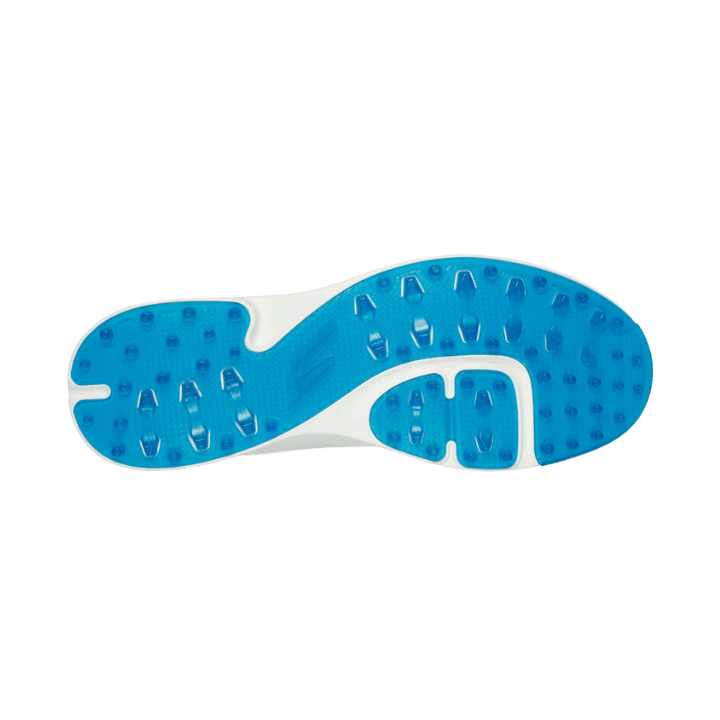 CHAUSSURE SANS CRAMPON SKECHERS - GO GOLF TEMPO WHITE NAVY BLUE - Golf Passion