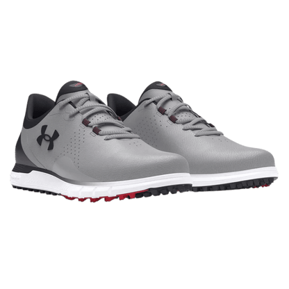 CHAUSSURE SANS CRAMPON UNDER ARMOUR - DRIVE FADE SL MOD GREY BLACK - Golf Passion