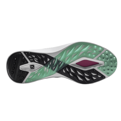 Chaussure | #color_Blanc-Noir-Turquoise