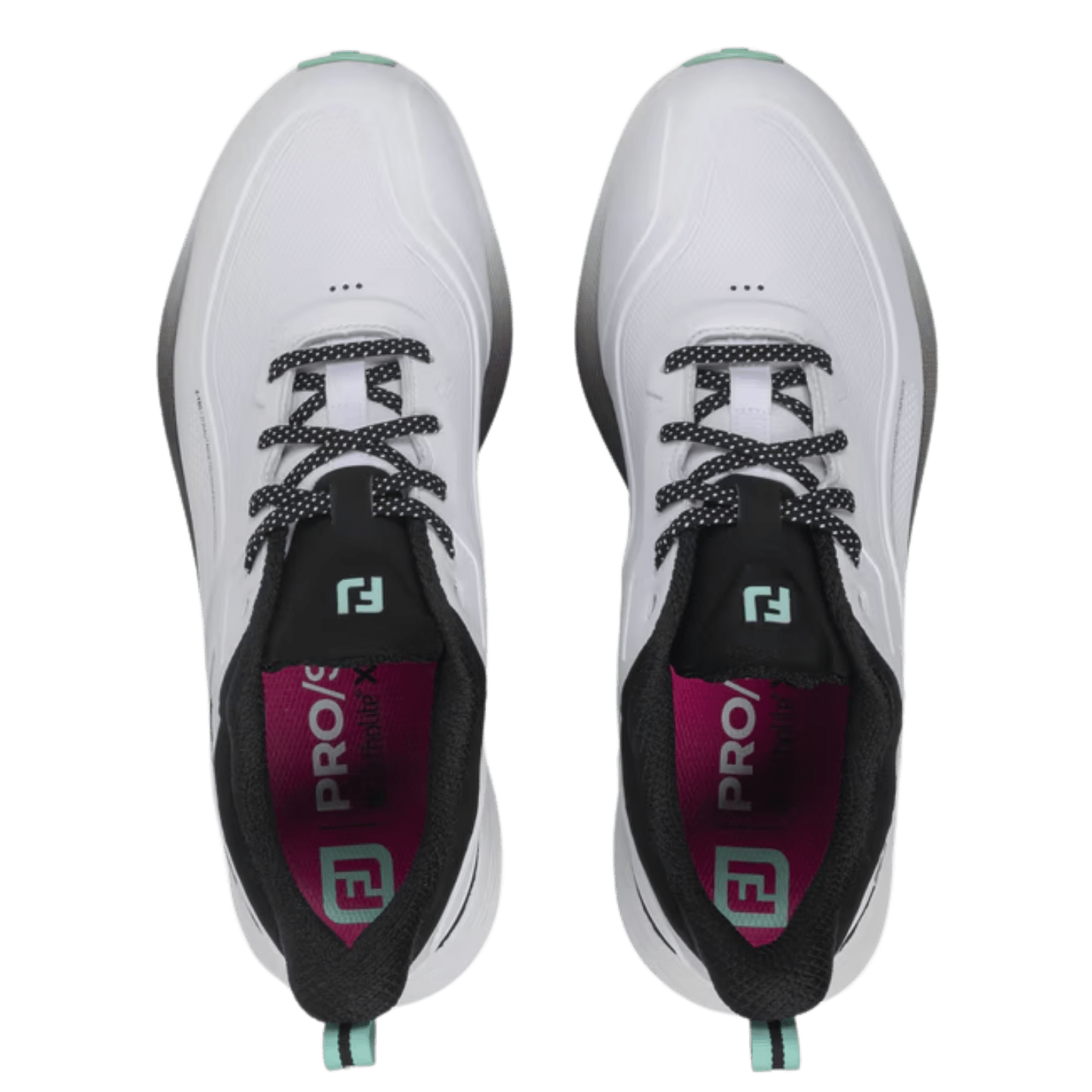 Chaussure | #color_Blanc-Noir-Turquoise