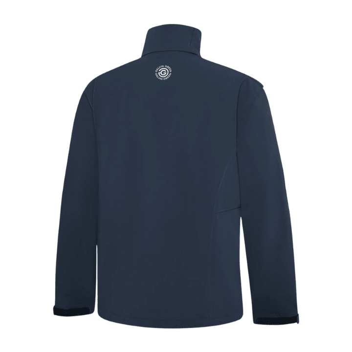 Coupe-vent de golf homme Galvin Green Arlo - vue de dos produit seul | #color_bleu-marine/blanc