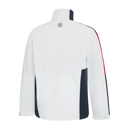 Coupe-vent de golf homme Galvin Green Arlo - vue de dos produit seul | #color_blanc/rouge