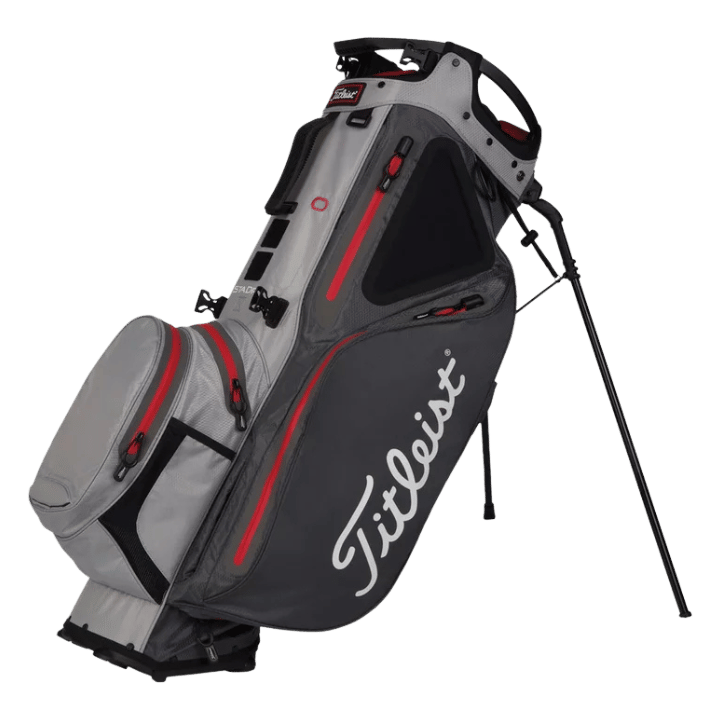 HYBRID 14 STADRY CHARCOAL GREY RED - Golf Passion