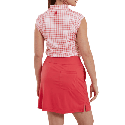 JUPES FOOTJOY AVEC OURLET IMPRIMÉ VICHY ROUGE - Golf Passion