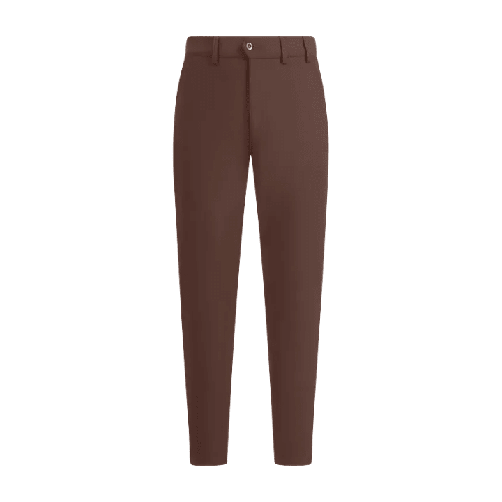 Pantalon de golf homme Chervo Setto - vue de face à plat | #color_marron