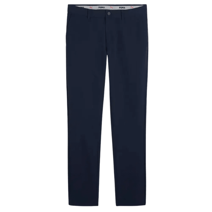 Pantalon de golf homme Puma 101 Winter - vue de face à plat | #color_marine