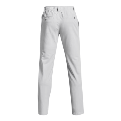 Pantalon de golf Under Armour Drive Cgi Tapered - vue de dos à plat | #color_castlerock/blanc