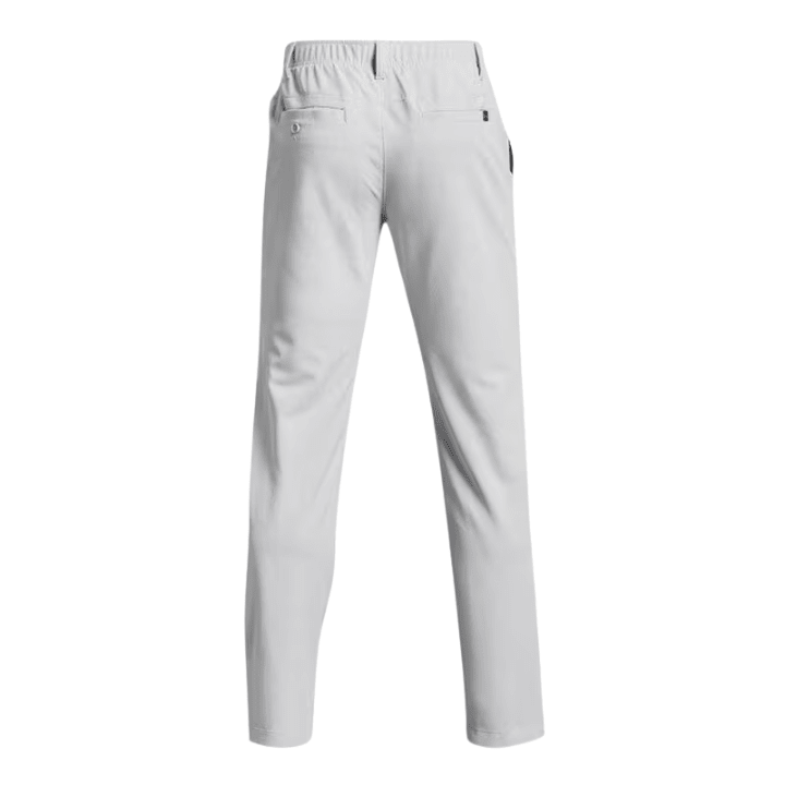 Pantalon de golf Under Armour Drive Cgi Tapered - vue de dos à plat | #color_castlerock/blanc