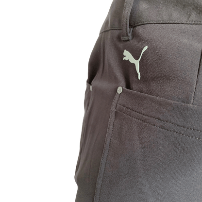 PANTALON PUMA - POCKET UTILITY NOIR LOGO GRIS - Golf Passion