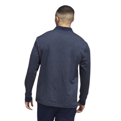 POLO ADIDAS - ESSENTIAL LONG SLEEVE COLLEGIATE NAVY - Golf Passion