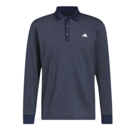 POLO ADIDAS - ESSENTIAL LONG SLEEVE COLLEGIATE NAVY - Golf Passion