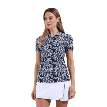 POLO CHERVO - ADDISABEBA MARINE FLEUR BLEU - Golf Passion