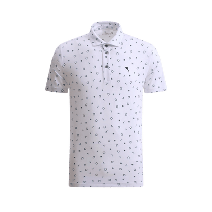 POLO CHERVO - ALBERGO BLANC IMPRIME CHANCE - Golf Passion
