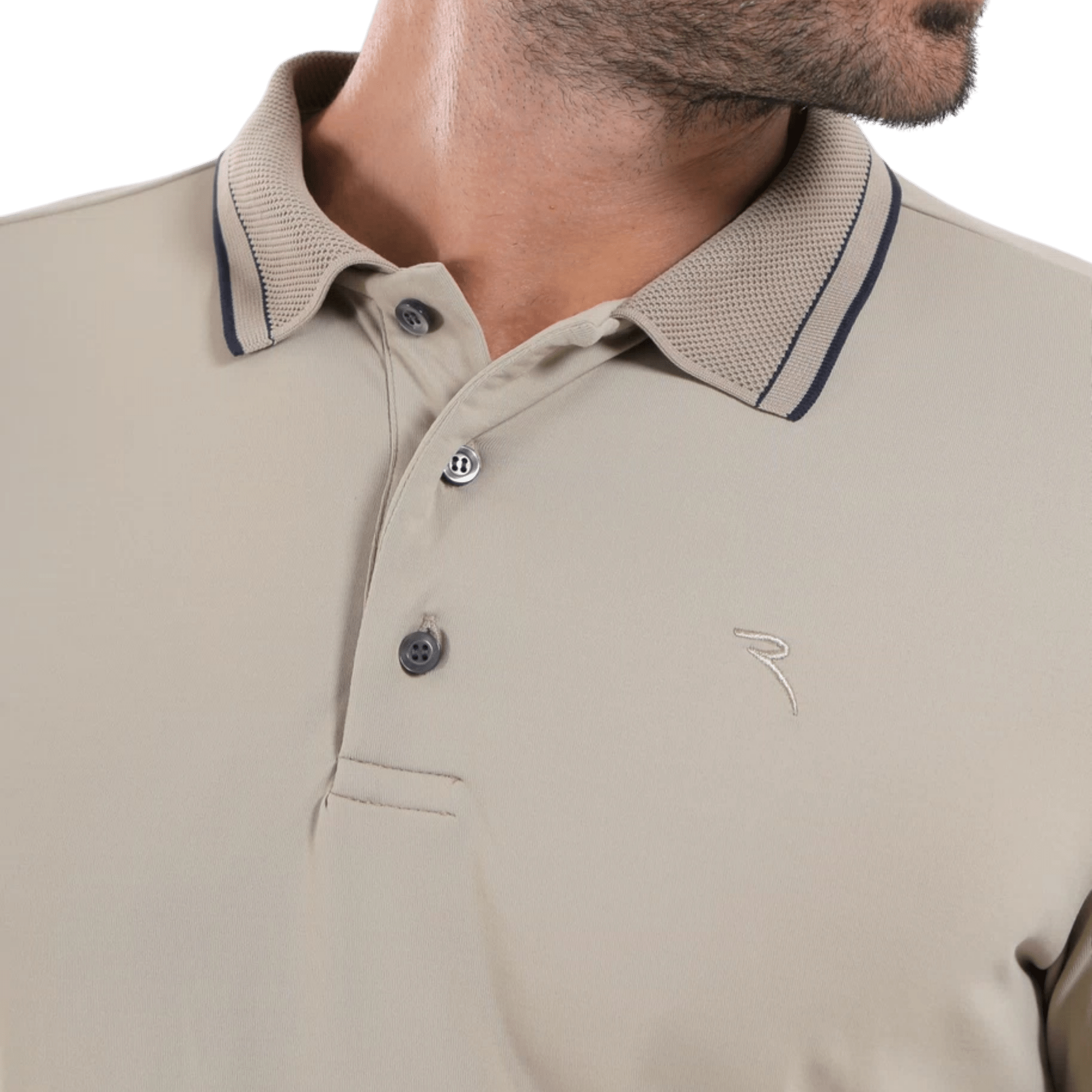 POLO CHERVO - ALFABETO BEIGE - Golf Passion