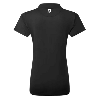 POLO FOOTJOY - PIQUÉ UNI NOIR - Golf Passion