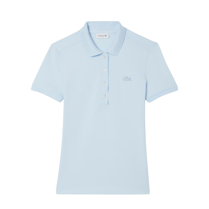 POLO LACOSTE - L.12.D SLIM FIT BLEU CIEL - Golf Passion