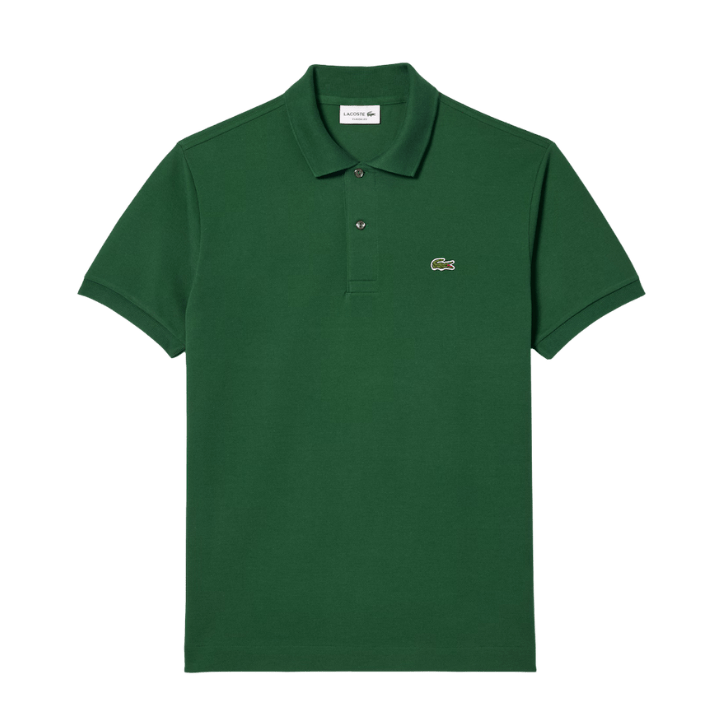 POLO LACOSTE - ORIGINAL L.12.12 COTON VERT FONCÉ - Golf Passion