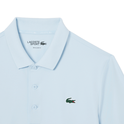 POLO LACOSTE - REGULAR FIT BLEU CIEL - Golf Passion