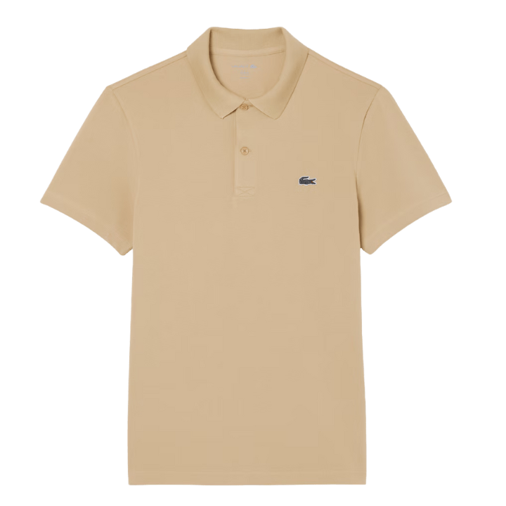 POLO LACOSTE - REGULAR FIT COTON BEIGE - Golf Passion