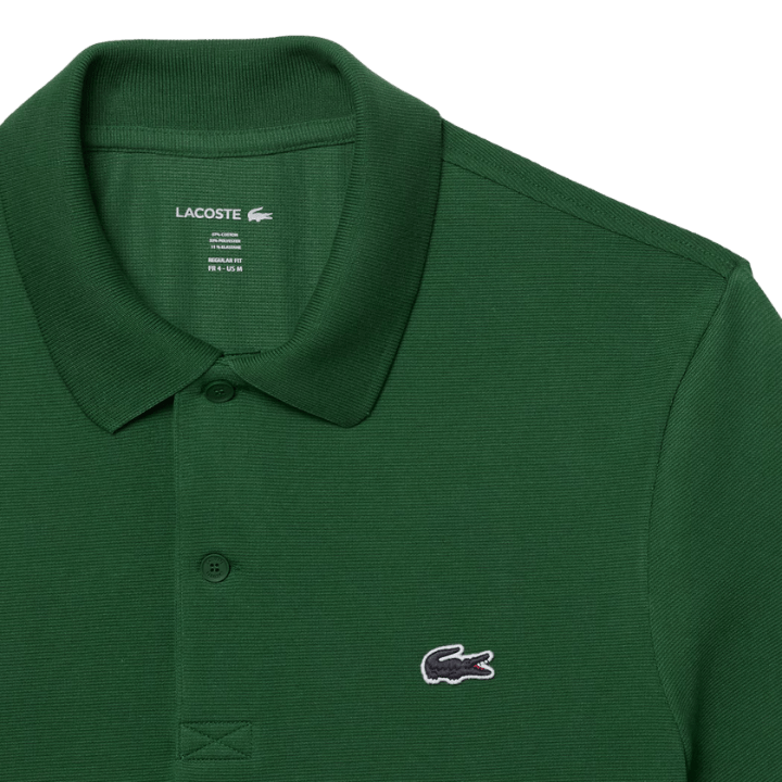 POLO LACOSTE - REGULAR FIT VERT FONCÉ - Golf Passion